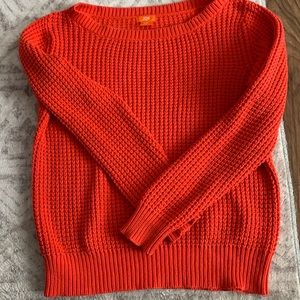 Joe Fresh Red Knit Sweater - M